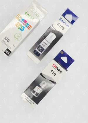 20260408_115923 i-Aicon, Koanan & CHPrint Pack de Bouteilles d'Encre Noire GI-490/790/190, E103, 110