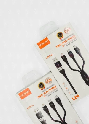 SIYOTEAM Fast Charging Cable Two-For-Three LC97UC