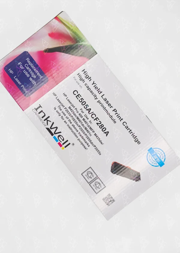 InkWell Cartouche de Toner Laser CE505A/CF280A Noir