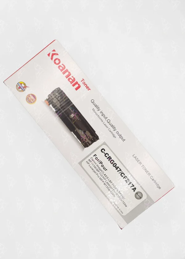 Koanan Cartouche de Toner Laser C-CRG047/CF217A Noir